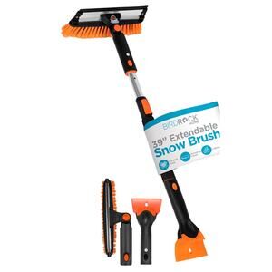 Snow MOOver 39" Extendable Snow Brush with Squeegee & Ice Scraper | Foam Grip